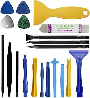 Lot de 20 outils de réparation pour téléphone portable, écran LCD incurvé de 0,1 mm, en métal durable, plastique antistatique, outil d