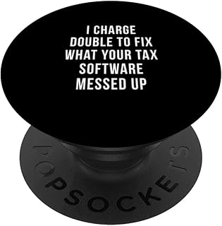 Logiciel fiscal comptable CPA drôle et mignon PopSockets PopGrip Interchangeable