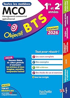 Objectif BTS MCO (1re et 2e années) - Toutes les épreuves, examen 2026