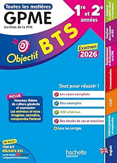 Objectif BTS GPME (1re et 2e années) - Toutes les épreuves, examen 2026