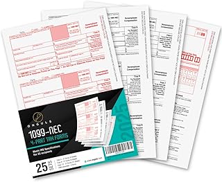 1099 NEC Forms 2021, 1099 NEC Laser Forms Approuvé par l
